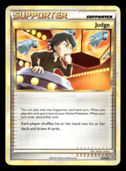 Judge 78/95 Uncommon HGSS Unleashed Pokemon LP - Image 1
