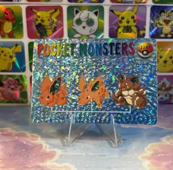 Pokemon HOLO Vintage Pocket Monsters Prism Sticker 1998 Rare Nintendo Nidoking - Image 1