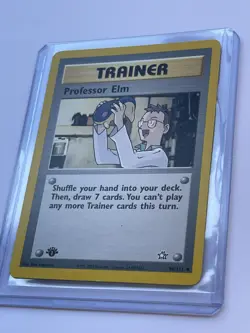 Pokemon TCG - Professor Elm - Neo Genesis #96/111 - 1st Edition Uncommon - LP - Image 2