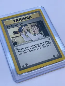 Pokemon TCG - Professor Elm - Neo Genesis #96/111 - 1st Edition Uncommon - LP - Image 3