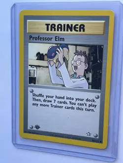 Pokemon TCG - Professor Elm - Neo Genesis #96/111 - 1st Edition Uncommon - LP - Image 5