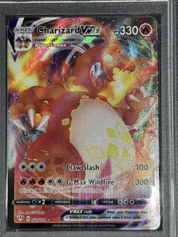 PSA 10 GEM MINT 2020 Pokemon SWSH Charizard VMAX 020 Darkness Ablaze Ultra Rare - Image 2