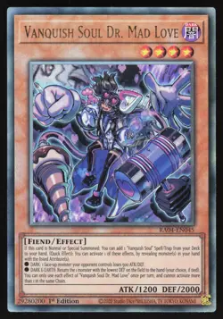 Vanquish Soul Dr. Mad Love - RA04-EN045 - Ultimate Rare - 1st Edition Yugioh - Image 1