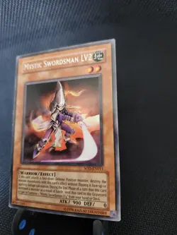 | Yugioh Mystic Swordsman LV2 SOD-EN011 Rare Soul Of The Duelist HP 🔥 | - Image 2