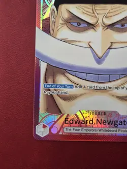 Edward Newgate OP02-001 - Paramount War - Alt Art Leader - One Piece TCG - Image 5