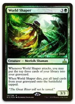 World Shaper #151 (Foil) (NM) Prerelease Cards PRE Magic MTG - Image 1