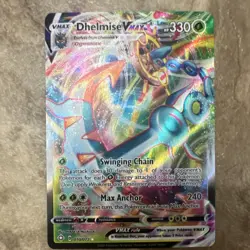 Pokemon Dhelmise VMAX Full Art 010/072 Shining Fates Holo Ultra Rare Card - Image 1