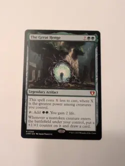 The Great Henge Commander Masters Regular Card 0294 - Image 1