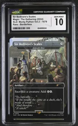 ASHNOD'S ALTAR Secret Lair Sir Bedivere's Scales - NonFoil Rare CGC 10 MTG - Image 1