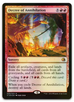 Decree of Annihilation #5 (Foil) (NM) From the Vault: Annihilation V14 Magic MTG - Image 1