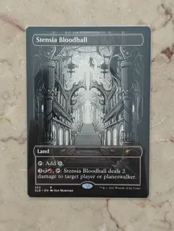 2021 MTG Magic the Gathering SLD Secret Lair Drop Land #353 Stensia Bloodhall - Image 1