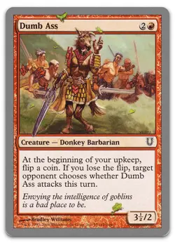 Dumb Ass #75 (NM) Unhinged UNH Magic MTG - Image 1