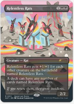1 x Relentless Rats - SLP- LP - MTG - Image 1