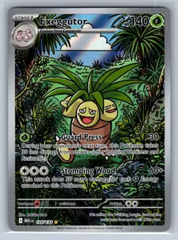 Exeggutor Illustration Rare 135/132 Pokemon Mega Evolution English IR - Image 1