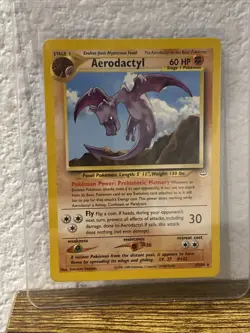 Pokemon TCG Aerodactyl Card 15/64 Neo Revelation Unlimited Rare LP Condition - Image 1