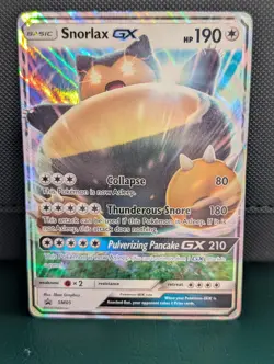 Snorlax GX Promo Card SM05 Full Art Holo Pokemon - Image 1