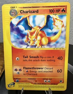 Pokemon Charizard 39/165 Non-Holo Expedition Rare - Image 1