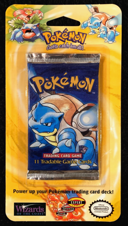 1999 Pokemon Blister Pack in Mint Condition, Blastoise Art, Base Set Shadowless - Image 1