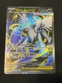 Pokemon TCG Mega Evolution 161/132 Mega Absol EX Ultra Rare - NM - Image 1