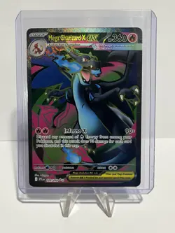 Pokemon TCG Mega Charizard X ex 109/094 Me02: Phantasmal Flames Full Art Holo - Image 1