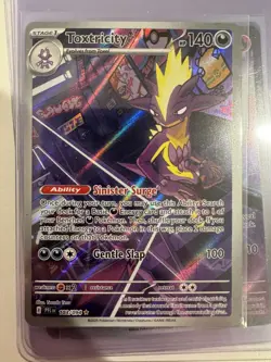 2025 Pokemon ME02 Phantasmal Flames Toxtricity IR Illustration Rare 103/094 NM - Image 1