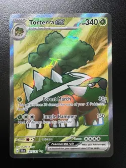 Pokemon TCG - Torterra ex - Temporal Forces 185/162 Ultra Rare Full Art Holo - Image 1