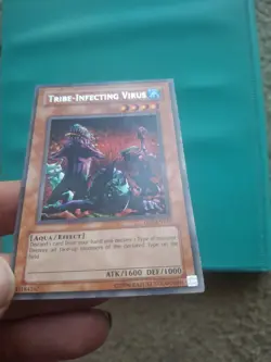 Yugioh Card - Tribe-Infecting Virus Rare DR1-EN131 MP - Image 1