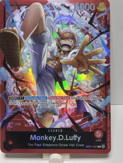 Monkey.D.Luffy ST21-001 - One Piece TCG Starter Deck EX: Gear 5 Foil NM - Image 5