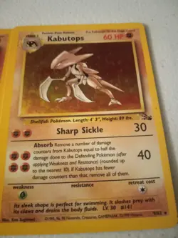 Aerodactyl 1/62 Fossil Holo Wotc Pokemon Card Played 1999 - Image 3