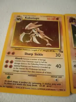 Aerodactyl 1/62 Fossil Holo Wotc Pokemon Card Played 1999 - Image 4
