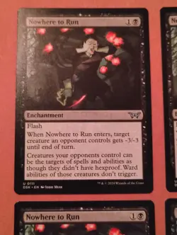 4x Nowhere to Run **NEAR MINT** **UNPLAYED** MTG - Image 2