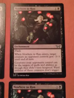 4x Nowhere to Run **NEAR MINT** **UNPLAYED** MTG - Image 3