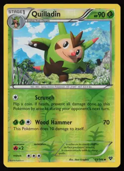 Quilladin 13/146 Reverse Holofoil Pokemon TCG XY Base Set LP - Image 1