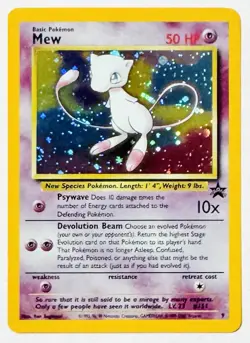 2000 Pokemon Black Star #9 Mew Holo Promo Pokemon League Mint ! - Image 1