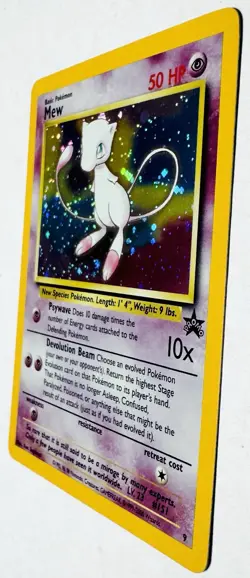2000 Pokemon Black Star #9 Mew Holo Promo Pokemon League Mint ! - Image 4