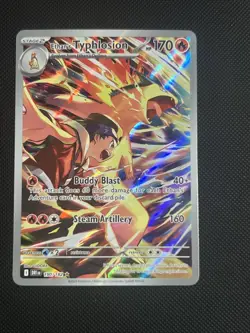 Pokemon Ethan's Typhlosion 190/182 Destined Rivals Illustration Rare Full Art H… - Image 1