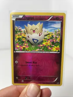 Pokemon - Togepi - 43/108 - Common - Reverse Holo - XY - Roaring Skies - MP - Image 1