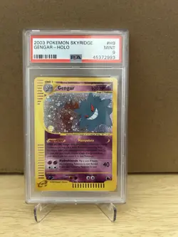 Pokemon 2003 Skyridge Gengar Holo PSA MINT 9 - Image 1