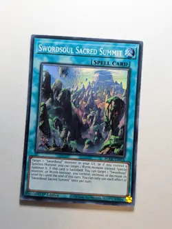 Swordsoul Sacred Summit - BODE-EN054 - Super Rare- 1st Edition Yugioh Card - Image 1