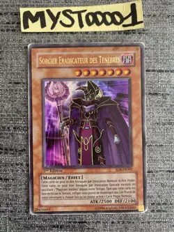 Carte Yu-gi-oh! Sorcier Eradicateur Des Tenebres SD6-FR001 Ultra Rare OCCASION - Image 1