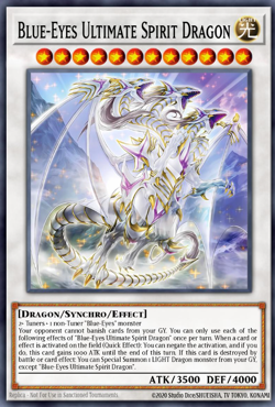 Blue-Eyes Ultimate Spirit Dragon - SDWD-EN043 - Secret Rare NM - Yu-Gi-Oh - Image 1