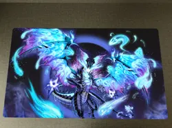 WVICM Playmat Veidos the Dragon of Endless Darkness TCG CCG Pad Card Game Mat - Image 1