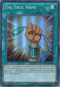 The True Name - MIL1-EN016 - Super Rare - 1st Edition Near Mint Yugioh Card - Image 1