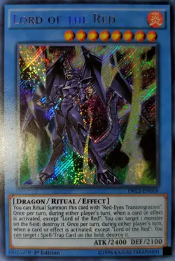 Yugioh 2015 Lord Of The Red SCR 1st Ed. DRL2-EN016 Near Mint - Image 1