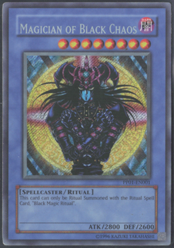 1996 Yu-Gi-Oh! TCG | Magician of Black Chaos | Yugioh | PP01-EN001 | LP - Image 1