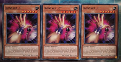 3x Kontakt "C" SDCB-DE013 COMMON DEUTSCH 1.Auflage PLAYSET NM Yu-Gi-Oh - Image 1