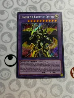 Timaeus The Knight Of Destiny - DRL2-EN001 - Secret Rare (NM) - Yugioh - Image 1