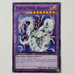 Cyber Twin Dragon - LED3-EN018 - NM/VLP - Common - 1st ed - Yugioh - Image 1