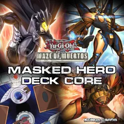 Masked HERO Deck Core 18 Cards MZMU Maze of Muertos YuGiOh Preorder - Image 2