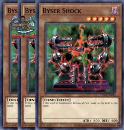 Yugioh! 3x Byser Shock OP24-EN014 Common NM - Image 1